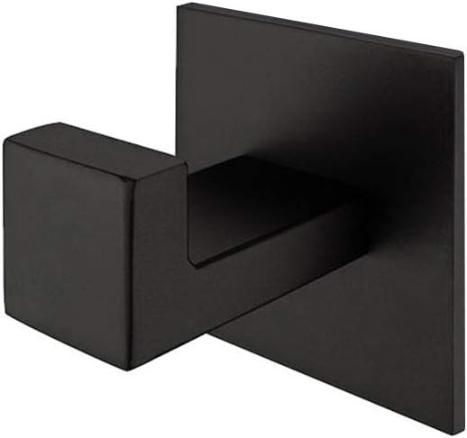 Handdoekhaken - Zelfklevend - Zwart RVS