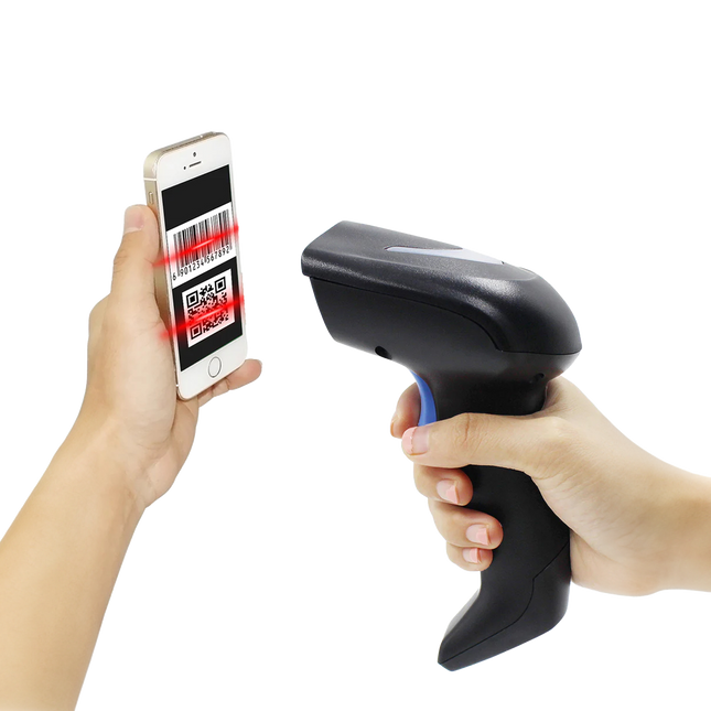 Draadloze Barcode Scanner | Ideaal voor Mobiele Betalingen | Plug & Play