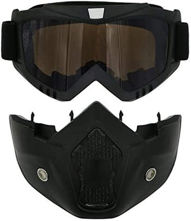 Motorfietsbril, motorcross, maskers, motorfietsen, zonnebril, motorfiets-veiligheidsbril, stofbescherming bril, afneembaar gezichtsmasker, winddicht voor outdoor, fiets, cross off-road goggles