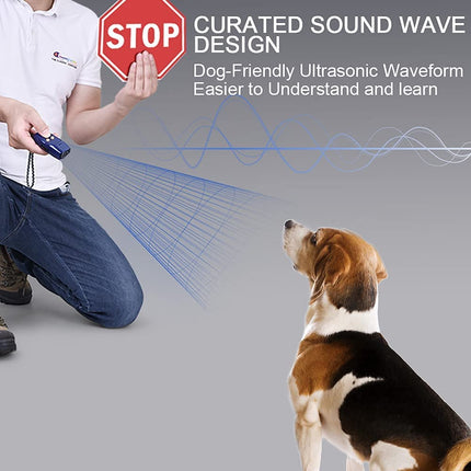 Anti-blafhalsband Ultrasoon - Oplaadbaar en Veilig voor Uw Huisdier