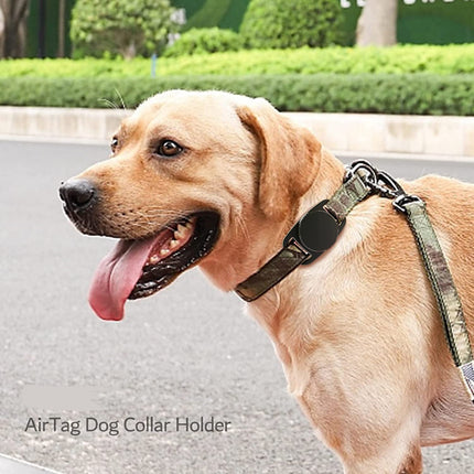 waterdichte Airtag halsbandhouder (2-pack) voor Apple AirTag, plastic en siliconen halsbandhoes anti-verloren luchttag-hoeshouder voor kat hond GPS-tracker (zwart)