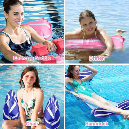 4-in-1 Opblaasbare Zwembad Waterhangmat - Ultieme Ontspanning en Veelzijdigheid