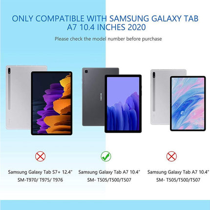 Bluetooth Verlicht Toetsenbord Case voor 10.4-inch Tablet - Compatibel met Samsung Tab A7 2020 Modellen (SM-T500/T505/T507)