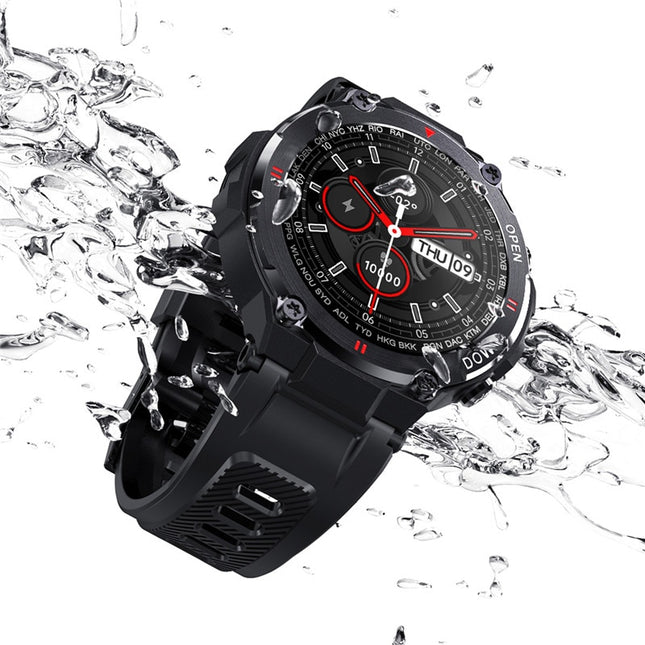 Smart Horloge Mannen Sport Fitness Tracker Telefoongesprek Horloge Gezicht Custom Smart Telefoon Horloge Waterdicht Smartwatch 400Mah Vs MAX6
