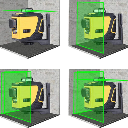 Professionele Zelfnivellerende 3D Laser Waterpas - 12 Lijnen - 360°