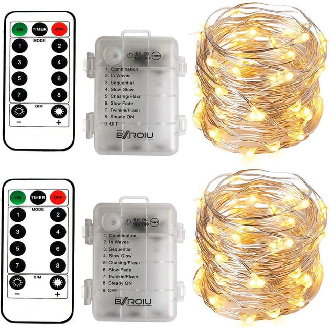 LED Binnenverlichting – 15m - Warm Wit - Afstandsbediening en Timer