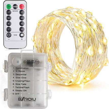 LED Binnenverlichting – 15m - Warm Wit - Afstandsbediening en Timer