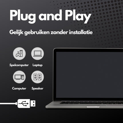 Microfoon inclusief Standaard – Voor Meetings, Gaming, Streaming en Opname - Geschikt voor Windows, Mac OS X & Linux