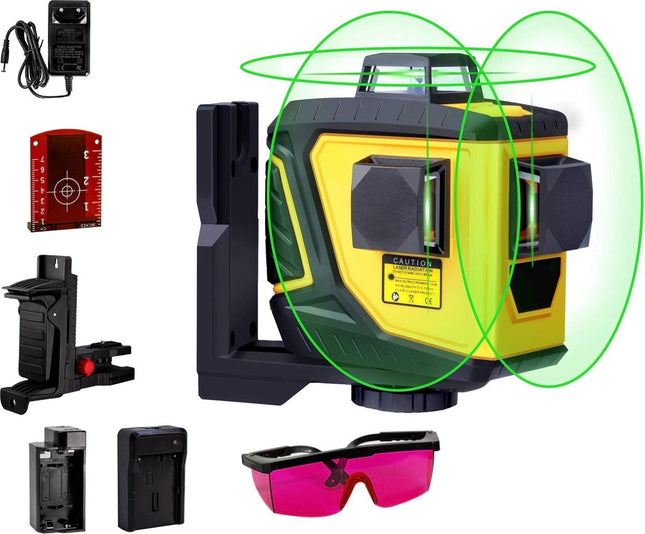 Professionele Zelfnivellerende 3D Laser Waterpas - 12 Lijnen - 360°