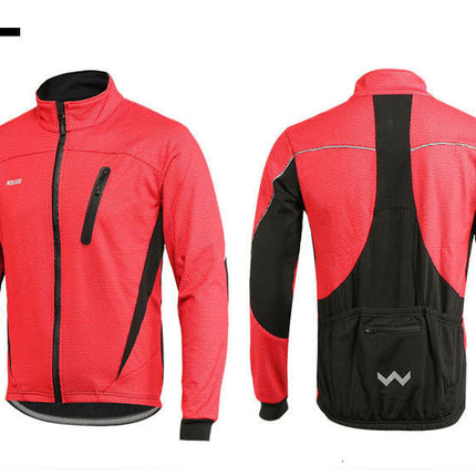 mountainbike jacke winter Fleece-Radjacke für Herren – Winter-Thermo-Mountainbike-Jacke, wasserd – Slimme Deals