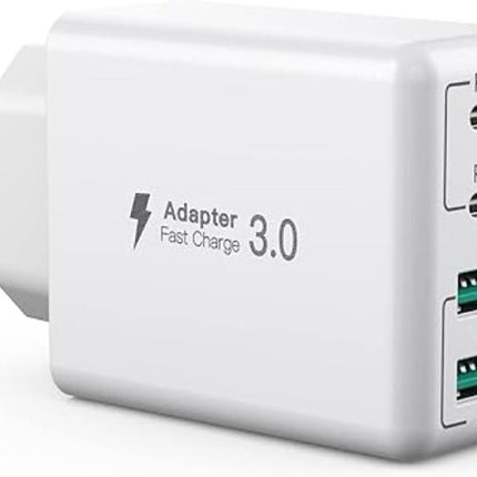 USB-C-Adapter – 40 W – 4 Anschlüsse – Schnellladegerät für alle Geräte