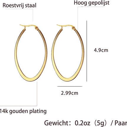 Ohrringe – elegant und raffiniert – vergoldet