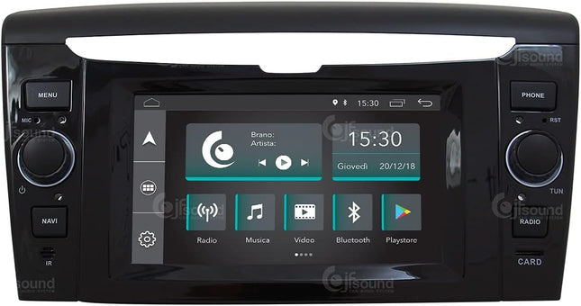 Lancia Ypsilon Android-Autoradio – 6,2-Zoll-Touchscreen mit GPS und DAB+ 