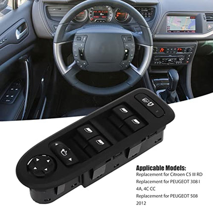 Raamschakelaar Hoofdmodule - Geschikt voor Peugeot 308 I en 508 - 96631328XT