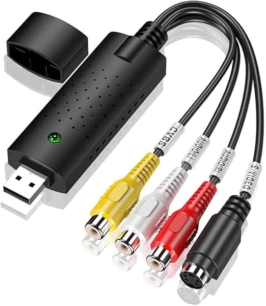 Audio Video Grabber USB 2.0 – Digitaliseer VHS & Hi8 - Geschikt voor Windows