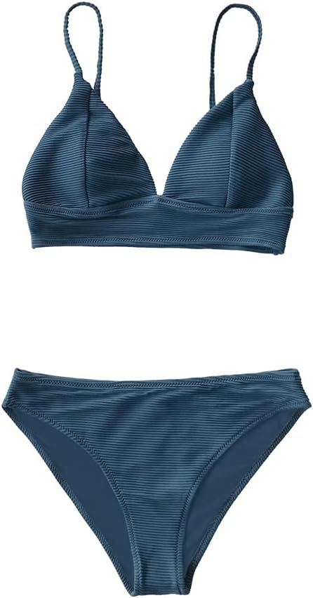 Elegante Driehoekige Bikini Set voor Dames - Maat L, Comfortabel & Stijlvol