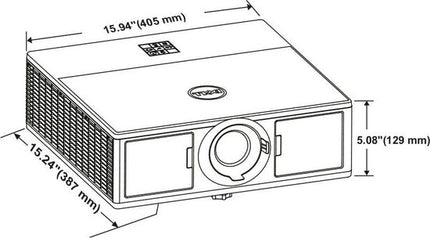 Dell Projector 7760 DLP 1080p 5400LUM 19