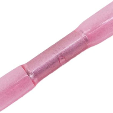 Stootverbinder - 50 stuks - 1.25 Rood en Krimpkous