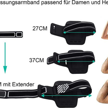 Sportarmband voor Telefoon, Sleutels en Pasjes Houder - Met Touch  - Universeel