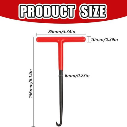T-Griff-Federhaken zum Entfernen von Federn - Trampolinen - Motoren und mehr.