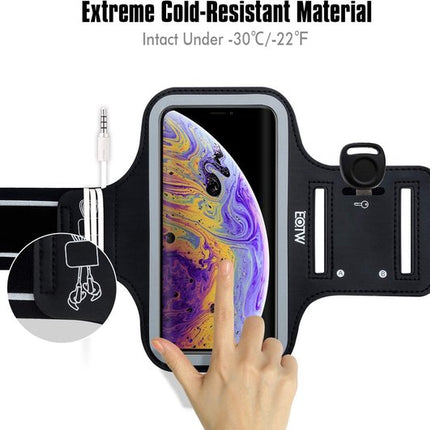 Sportarmband voor Telefoon, Sleutels en Pasjes Houder - Met Touch  - Universeel