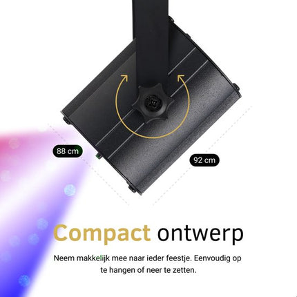 Partylicht - Discolampe - Lichteffekt - Stroboskop - LED - Laser On Sound - Partybeleuchtung - Mit Fernbedienung