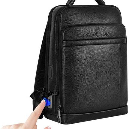 CYCAS D'OR - CYRUS FINGERPRINT - Rugzak - Black - Anti-Diefstal