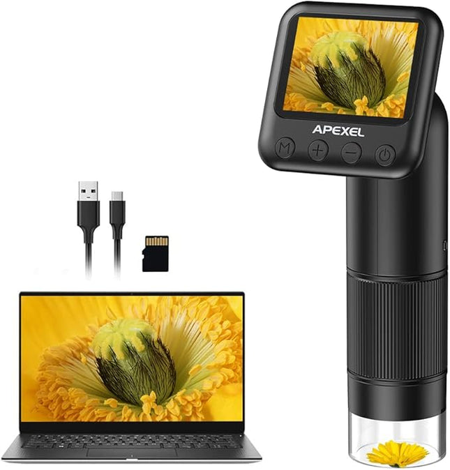 Digitale Microscoop - Foto en Video - 800x – Draagbaar en Eenvoudig - Inclusief Geheugenkaart
