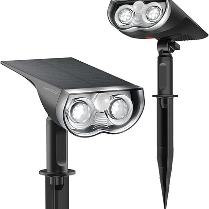 Solar Buitenlamp met Sensor – 2 Stuks - Waterdicht - 6500K LED