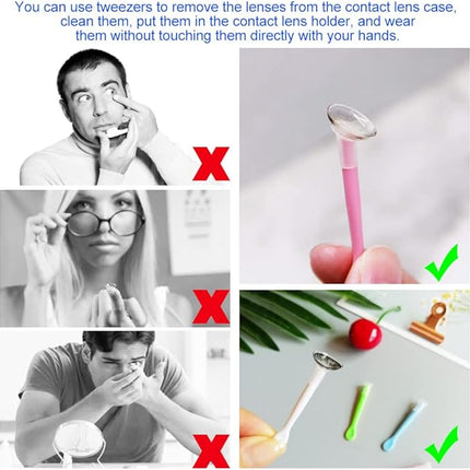 Lenzen Pincet - 10 Stuks - Zuignap - Inclusief Opbergdoosjes