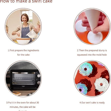 2-Pack Siliconen Muffin en Cakevormen – Non Stick - Herbruikbaar