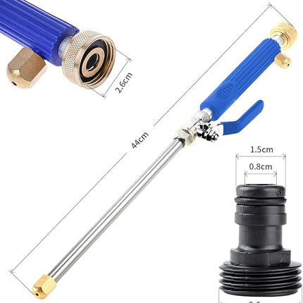 Hydro Jet Hogedruk Waterpistool – Sproeilans voor Tuinslang - Metalen Power Washer