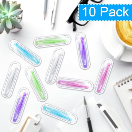 Lenzen Pincet - 10 Stuks - Zuignap - Inclusief Opbergdoosjes