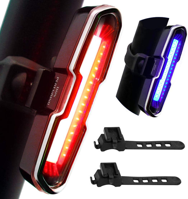 Vielseitiges Fahrradrücklicht mit USB-C-Aufladung – 110 Lumen, wasserdicht