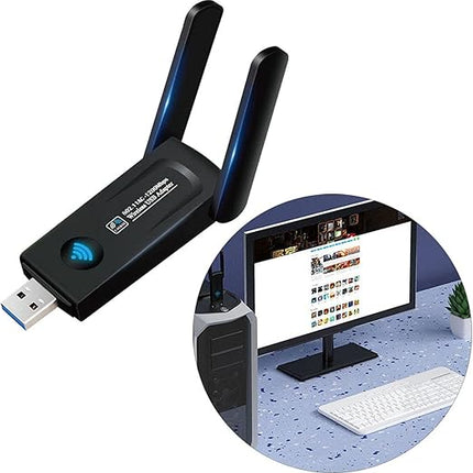 WiFi Adapter - Stabiel en Snel Internet – Voor Desktop en Laptop