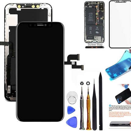 iPhone X Scherm Display en Reparatiekit - 5.8" Touch Screen - Inclusief Gereedschap