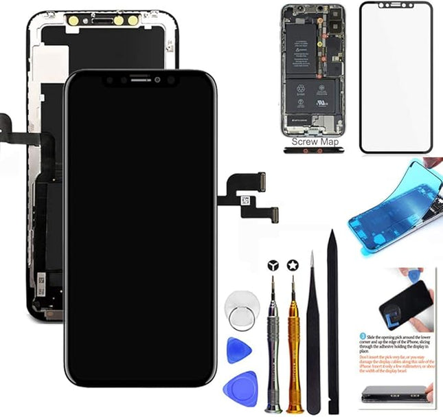 iPhone X Scherm Display en Reparatiekit - 5.8" Touch Screen - Inclusief Gereedschap