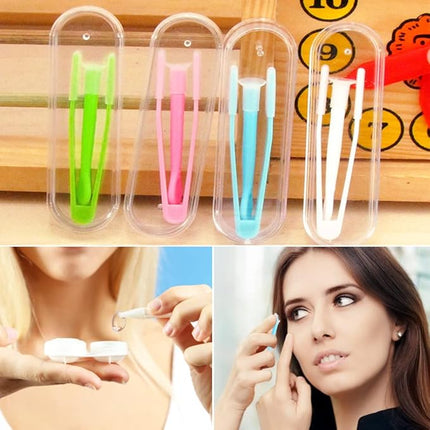 Lenzen Pincet - 10 Stuks - Zuignap - Inclusief Opbergdoosjes