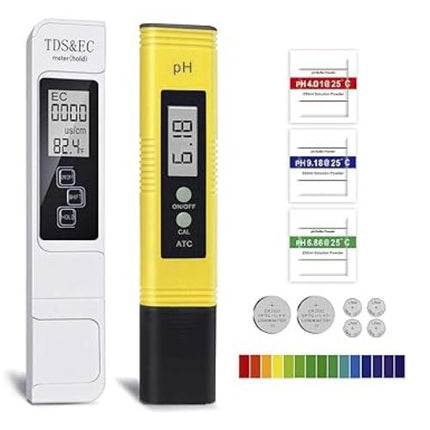 4 in 1 Digitale pH Meter en Waterkwaliteit Tester Set - pH TDS EC Temperatuur