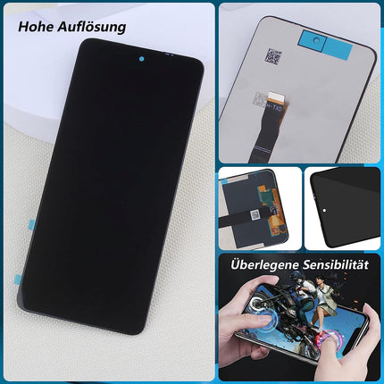 Ersatzbildschirm LCD-Bildschirm und Touchscreen-Digitalisierer mit Werkzeugen für Huawei P Smart 2021 / Huawei Honor 10x Lite (schwarz, nicht für P Smart und P Smart 2019) 