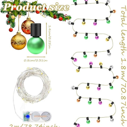 Magische Lichtsnoer 2m – Kleurrijke Mini LED - Kerst