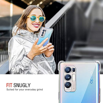 Transparente Hülle passend für Oppo Find X3 Neo / Reno5 Pro Plus 5G