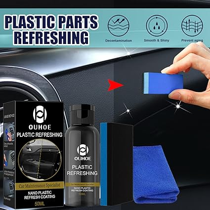 Nano Plastic Vernieuwende Coating - Auto Kunststof Revitalisator (50 ml)