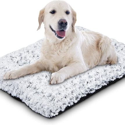 Dog Beds Medium Washable Dog Crate Mattress Comfortable Dog Pad Warm Dog Mattress with Non-Slip Bottom Foldable Dog Crate Bed Pad Blanket Dog Cat Kennel (29x21inch)