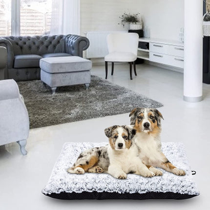 Dog Beds Medium Washable Dog Crate Mattress Comfortable Dog Pad Warm Dog Mattress with Non-Slip Bottom Foldable Dog Crate Bed Pad Blanket Dog Cat Kennel (29x21inch)
