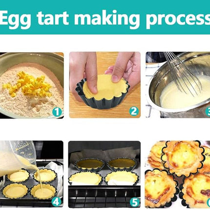 12x Herbruikbare Cupcake- en Muffinvormen - Non-stick - BPA-vrij