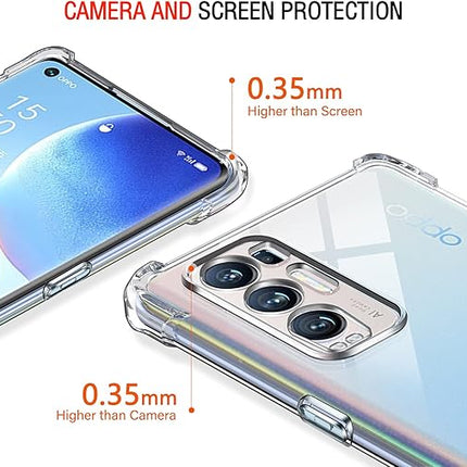 Transparente Hülle passend für Oppo Find X3 Neo / Reno5 Pro Plus 5G