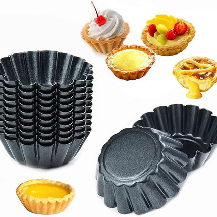 12x Herbruikbare Cupcake- en Muffinvormen - Non-stick - BPA-vrij
