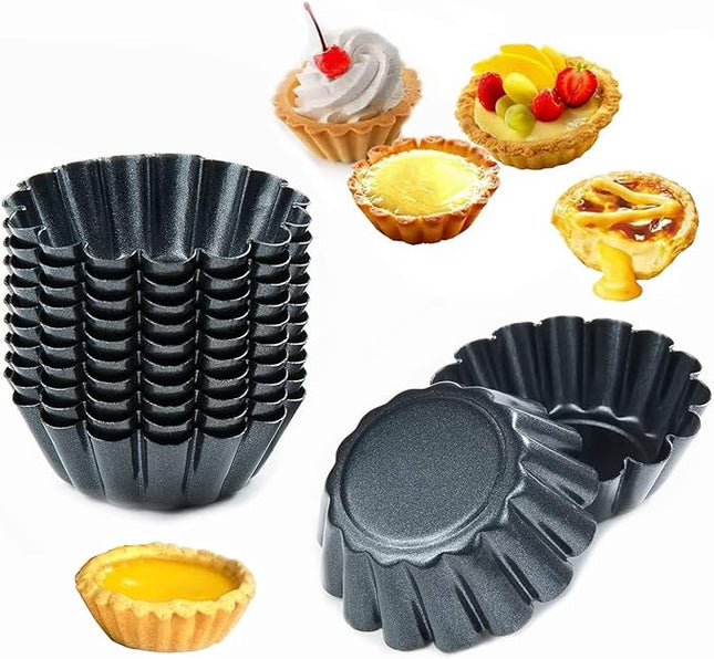 12x Herbruikbare Cupcake- en Muffinvormen - Non-stick - BPA-vrij