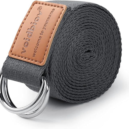 Yoga & Pilates Stretch Riem | 1.8 M - Grijs